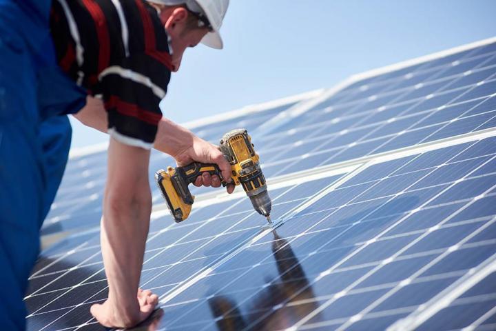 Panneaux photovoltaïque Escandolières